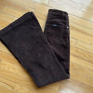 ROLLA'S East Coast Flare Corduroy Cords Jean Brown